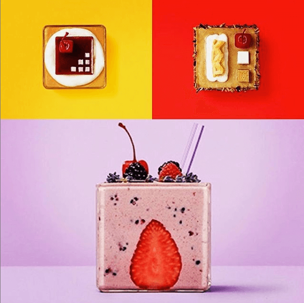Merkactivatie in de vorm van kleurrijke catering als merkactivatie op Instagram