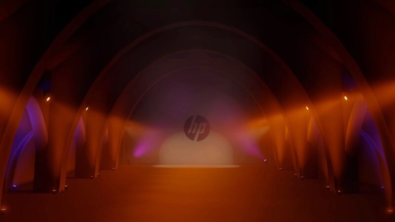 HP 3d visual zaal - Show Rental