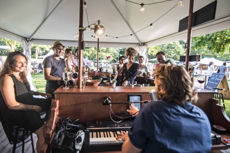 The Piano Bar - RYPP Wijnfestival - Het Park 8 Marcel Boshuizen - Zakelijk event, festival, privé diner, muziek, pianist