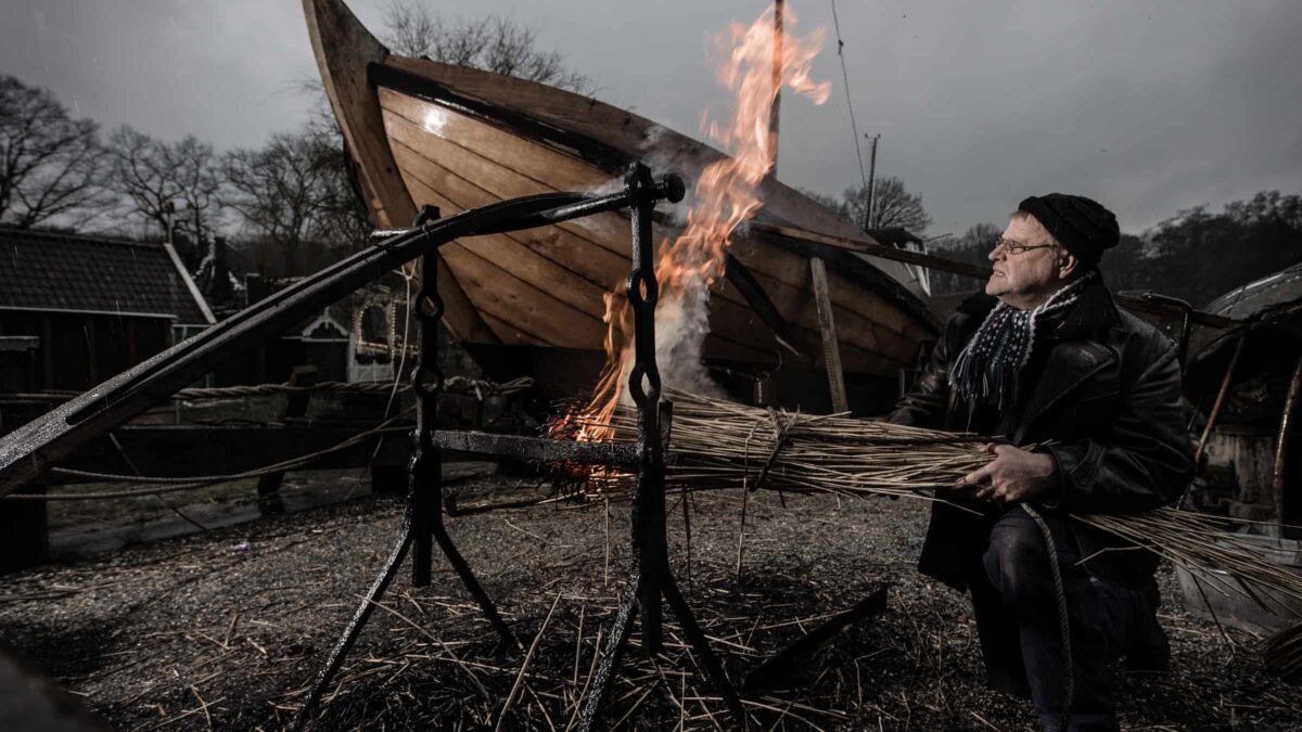 Nationaal Openluchtmuseum - vuur - visser