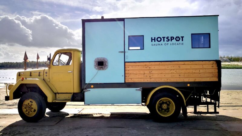 Hotspot - mobiele sauna - truck