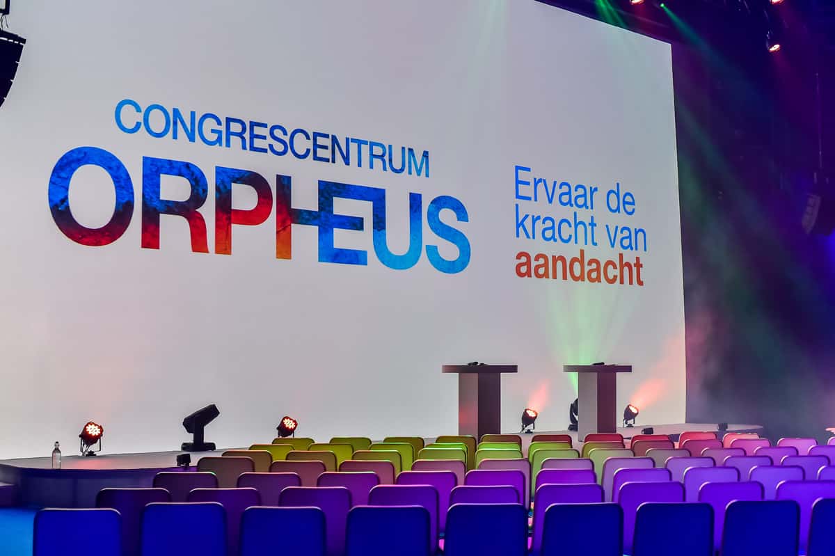 Congrescentrum Orpheus - ervaar de kracht van aandacht - theater - venue - events - congres - optreden - podium