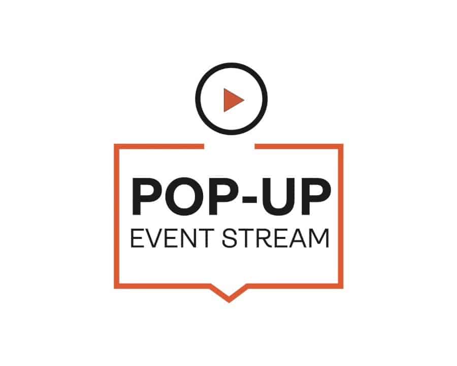 DCRT - Pop up event stream - online events - virtual events - hybride events