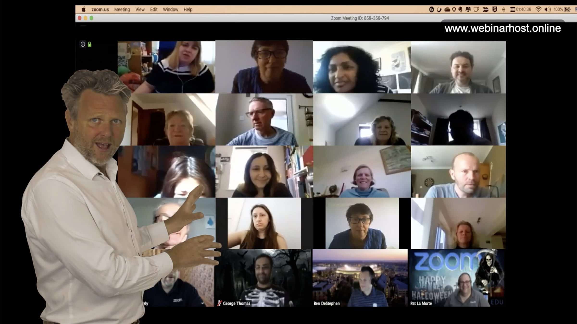 Tom Sligting - acteur - moderator - host - webinar - meeting - acteur - online meeting