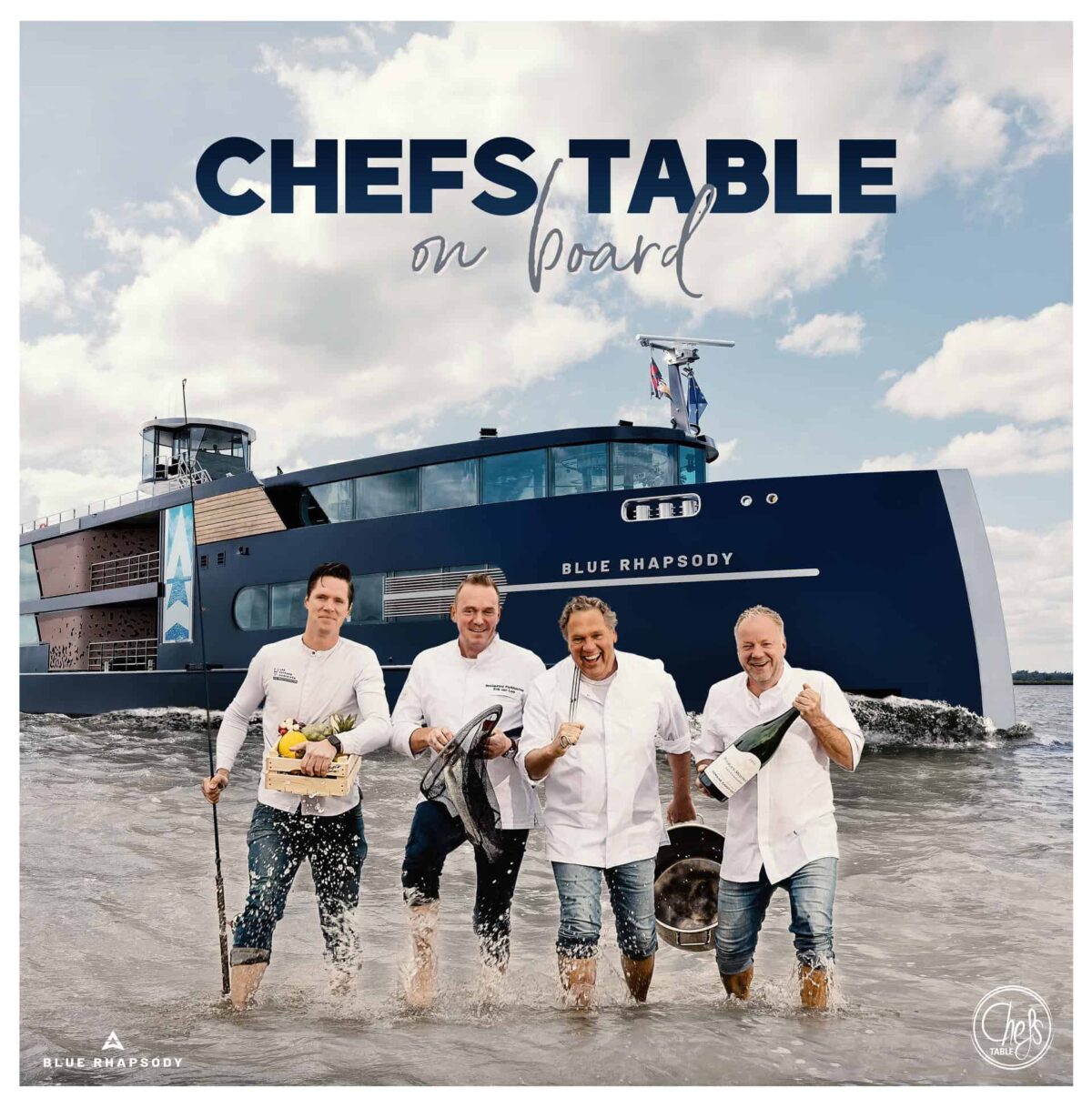 Event Inspiration - Chefs_Table_On Board bij Blue Raphsody - diner op boot met chef kok