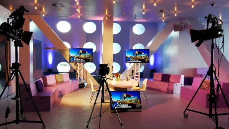 Studio in TivoliVredenburg inclusief schermen en camera