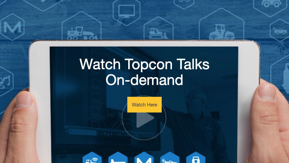 Topcon on demand app voor events
