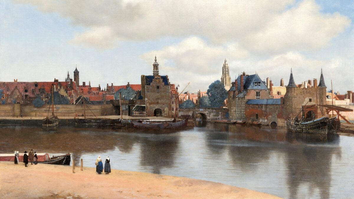 Gezicht op Delft Johannes Vermeer