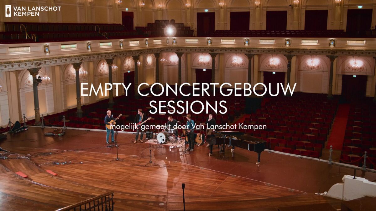Empty concertgebouws sessions Van Lanschot Kempen