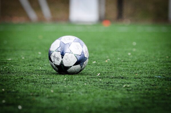 Voetbal voetbalveld