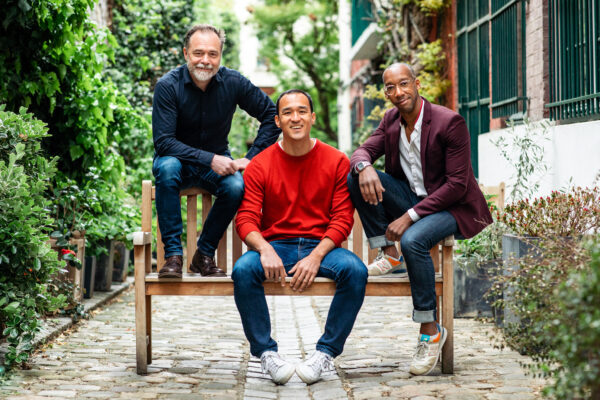 The Oval Office - 3 mannen op een bankje