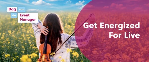 Flyer Dag van de Event Manager Get Energized for live