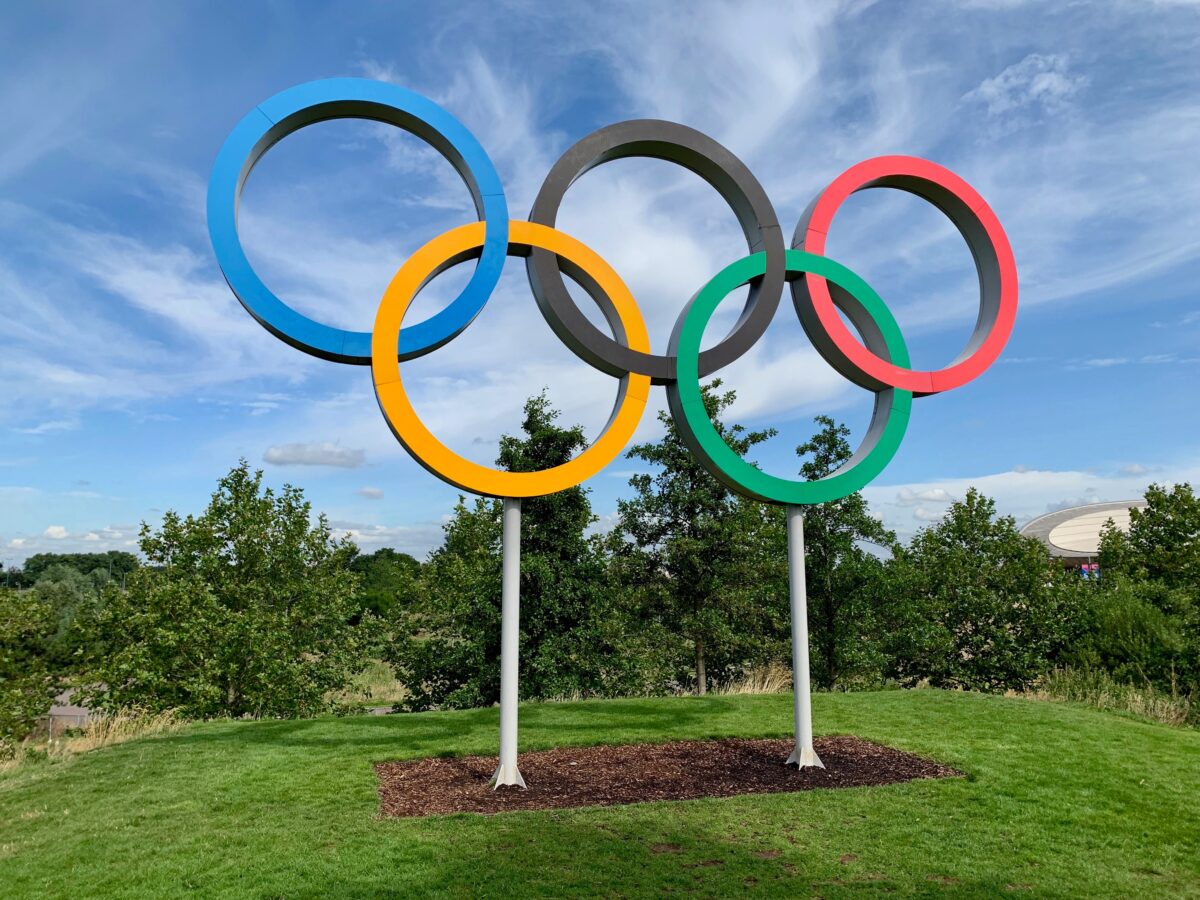 Olympische ringen beeld