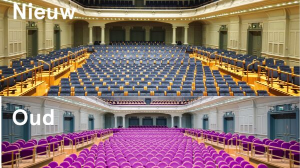 Stoelen van Grote Zaal van Stadsgehoorzaal krijgen een nieuw leven
