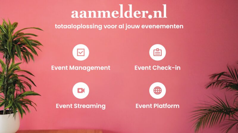aanmelder.nl opsomming mogelijkheden