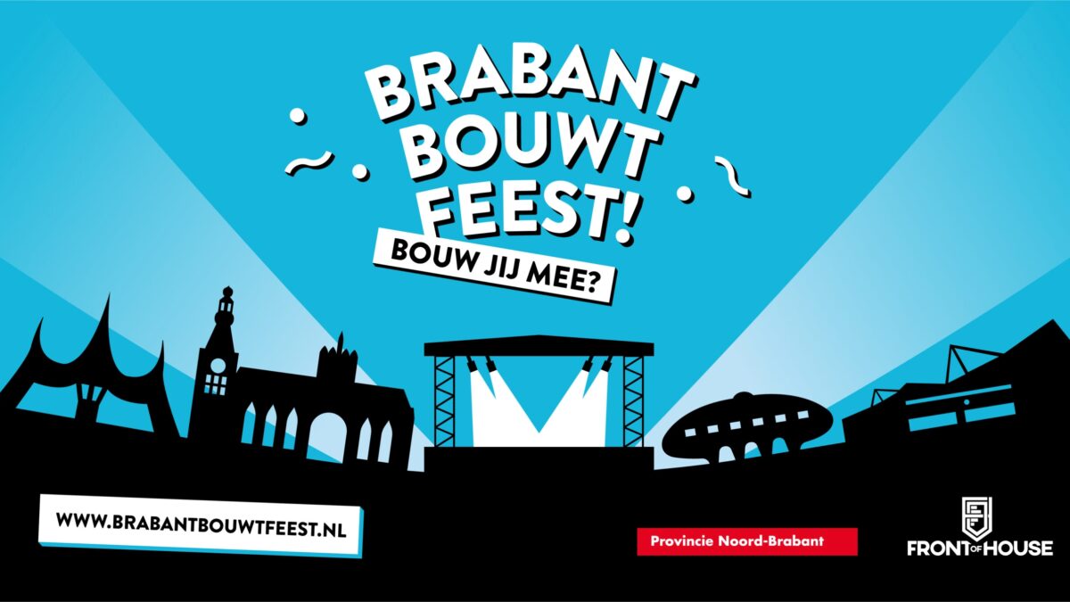 front of house - feest poster - brabant bouwt feest