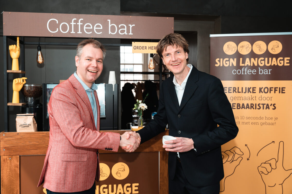 Hutten en Sign Language Coffee Bar gaan samenwerken