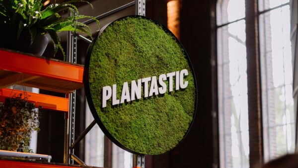 The Food Line-up bord met letters Plantastic
