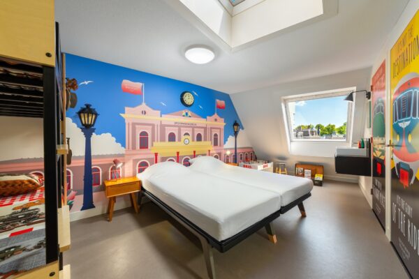 Spoorwegmuseum kamer bij Stayokay Utrecht Centrum