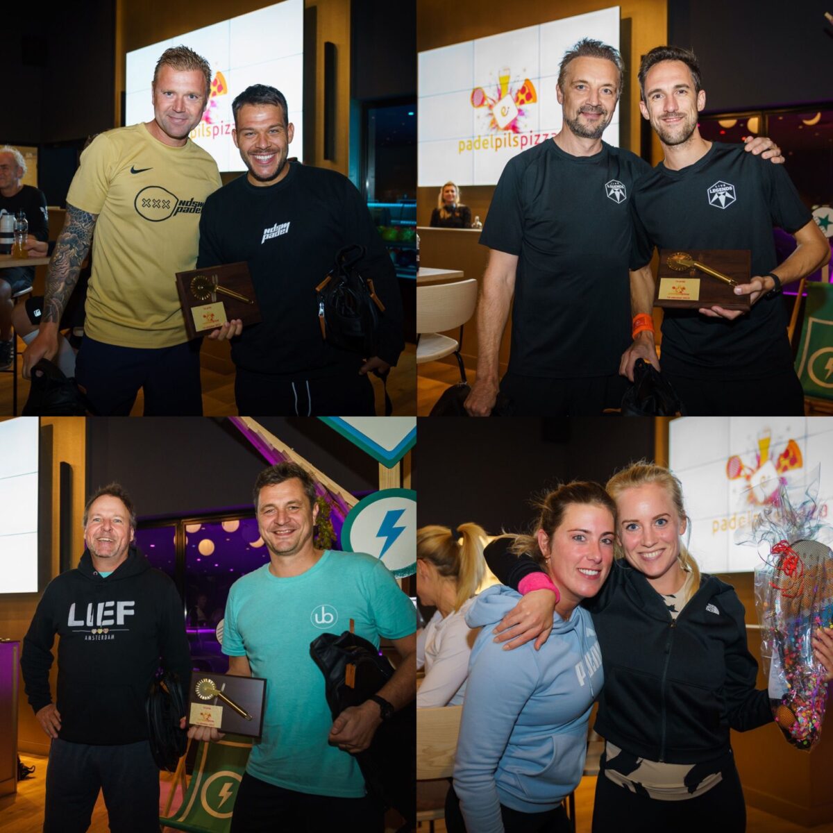 Compilatie winnaars Padel Pils Pizza 2022 - foto Tycho Muller Photography