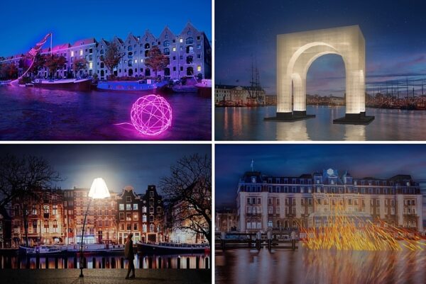 Amsterdam Light Festival kunstwerken 2022