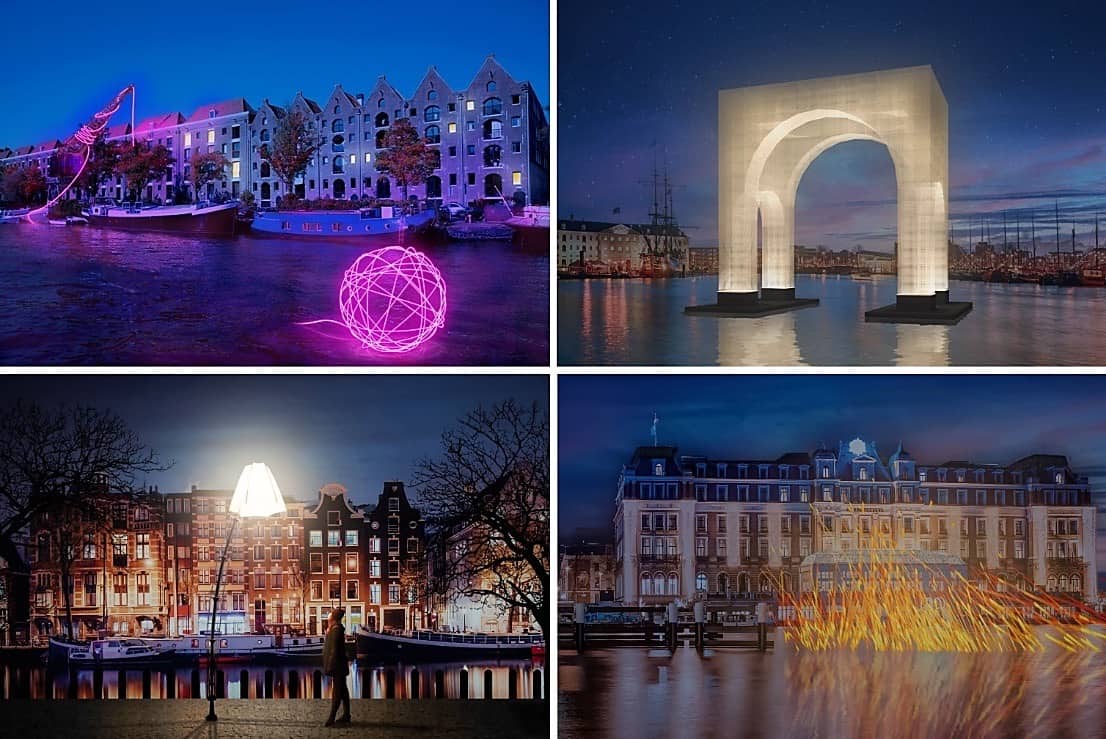 Amsterdam Light Festival kunstwerken 2022