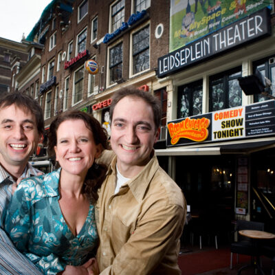 Boom Chicago Founders, Andrew Moskos, Saskia Maas, Pep Rosenfeld 2008