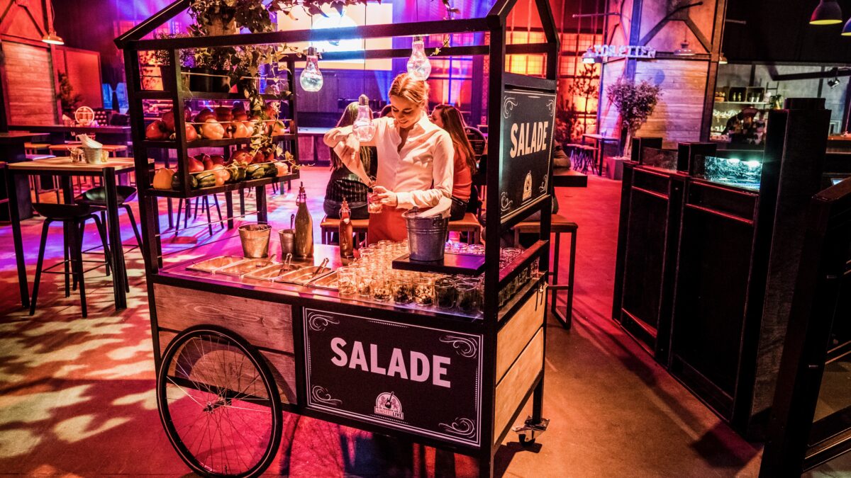 Huis van de smaak - salade kar - food