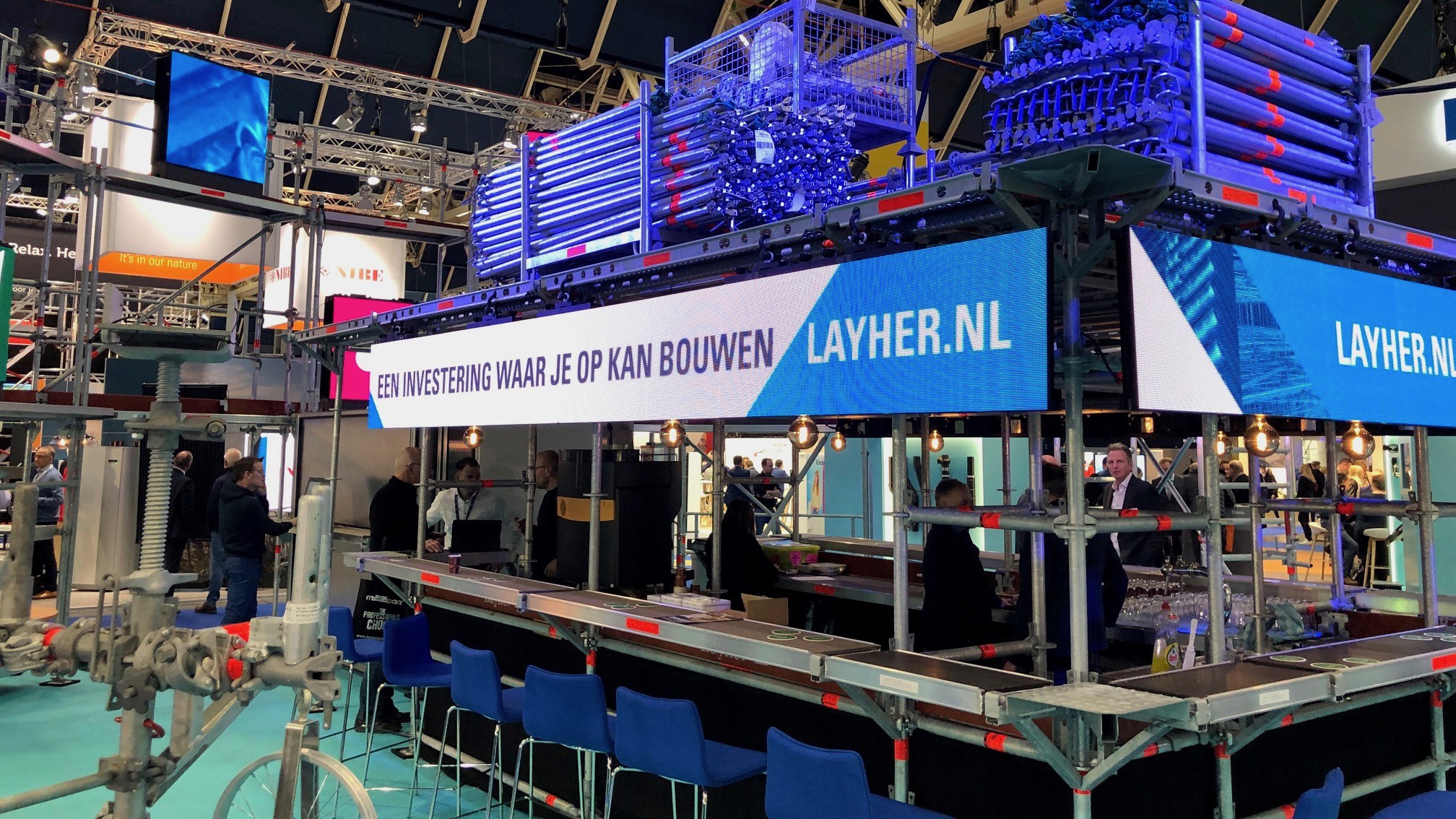 Layher beursstand - First Impression Audiovisual