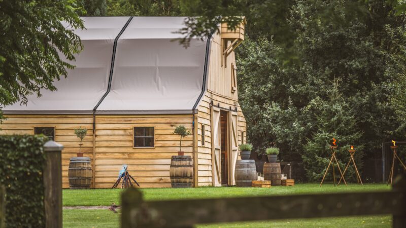 The Barn is prachtige pop-up locatie voor festivals of exclusieve evenementen
