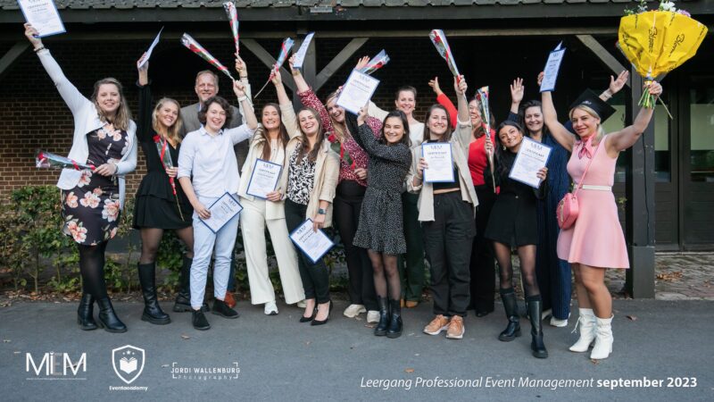 Masters in Eventmanagement - diploma uitreiking
