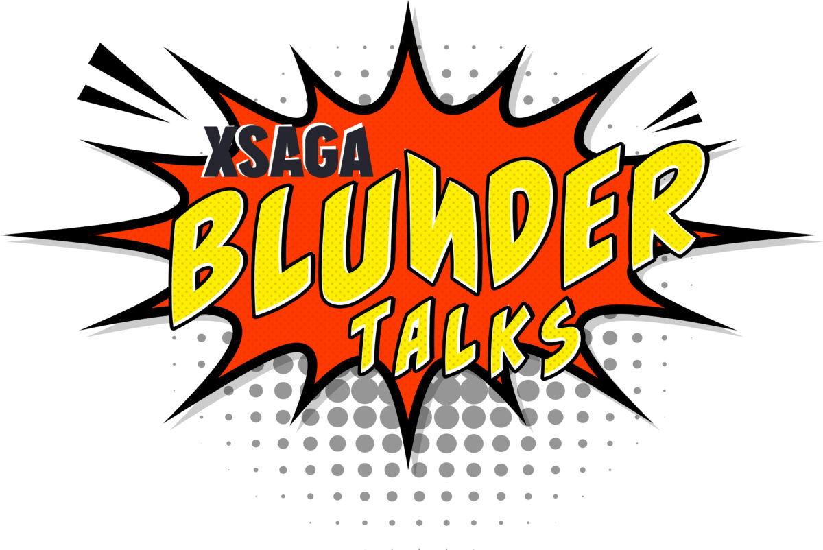 Blunder Talks logo witte achtergrond