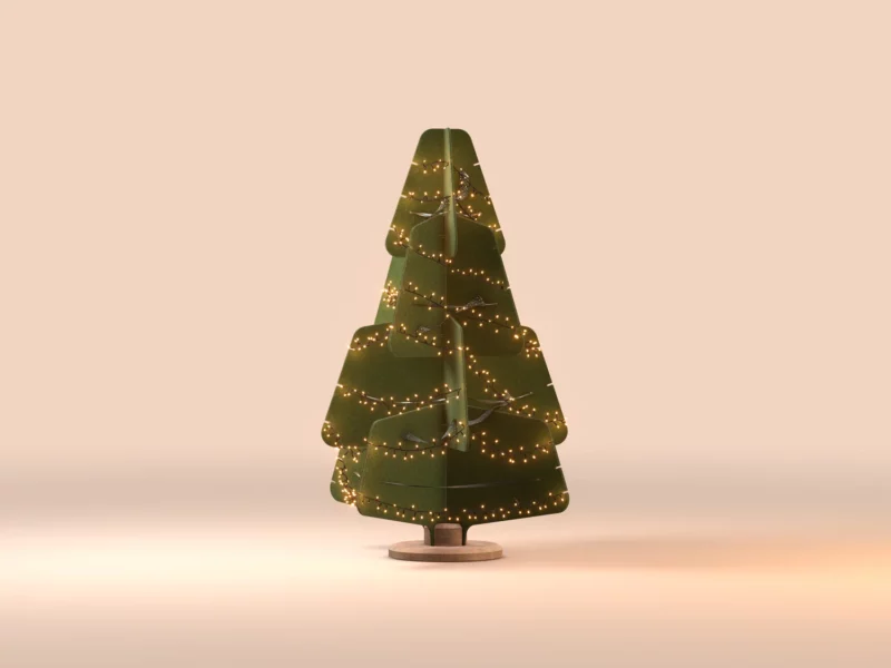 Jingletree met verlichting
