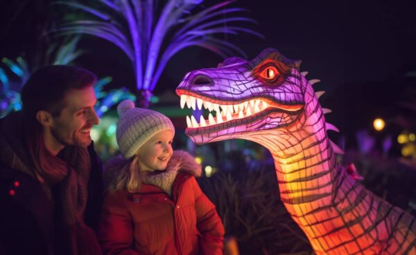 Kalkar Wunderland | DinoGlow Lightroute - Mensen
