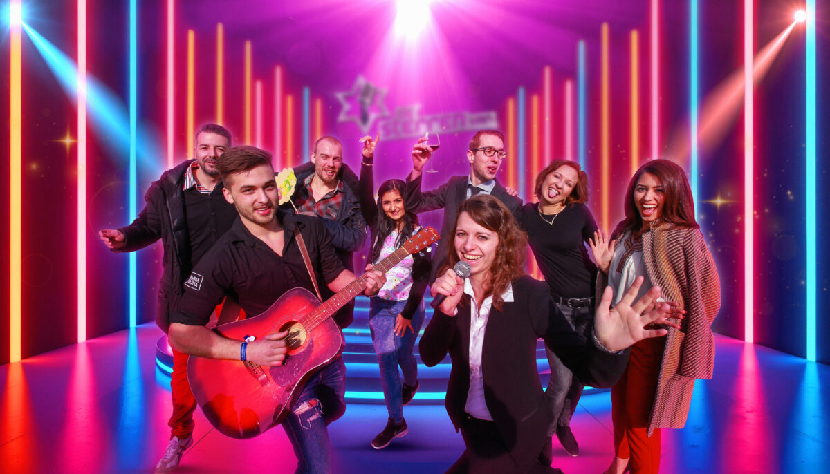 Sterren van | op het podium band