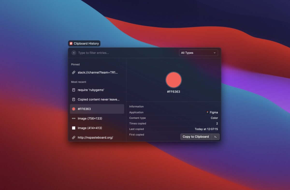 Narrative _ Raycast clipboard